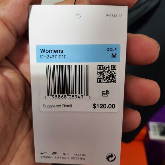 Nike Golf Women's Sz Medium Dri-FIT Sleeveless Golf Dress Black DH2437 010 NWT - Picture 10 of 15